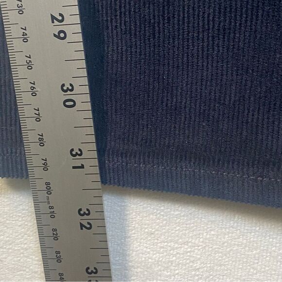J. Crew New With Tags Style 484 Stretch Corduroy Pants Dark Blue Size 32 - Picture 12 of 12